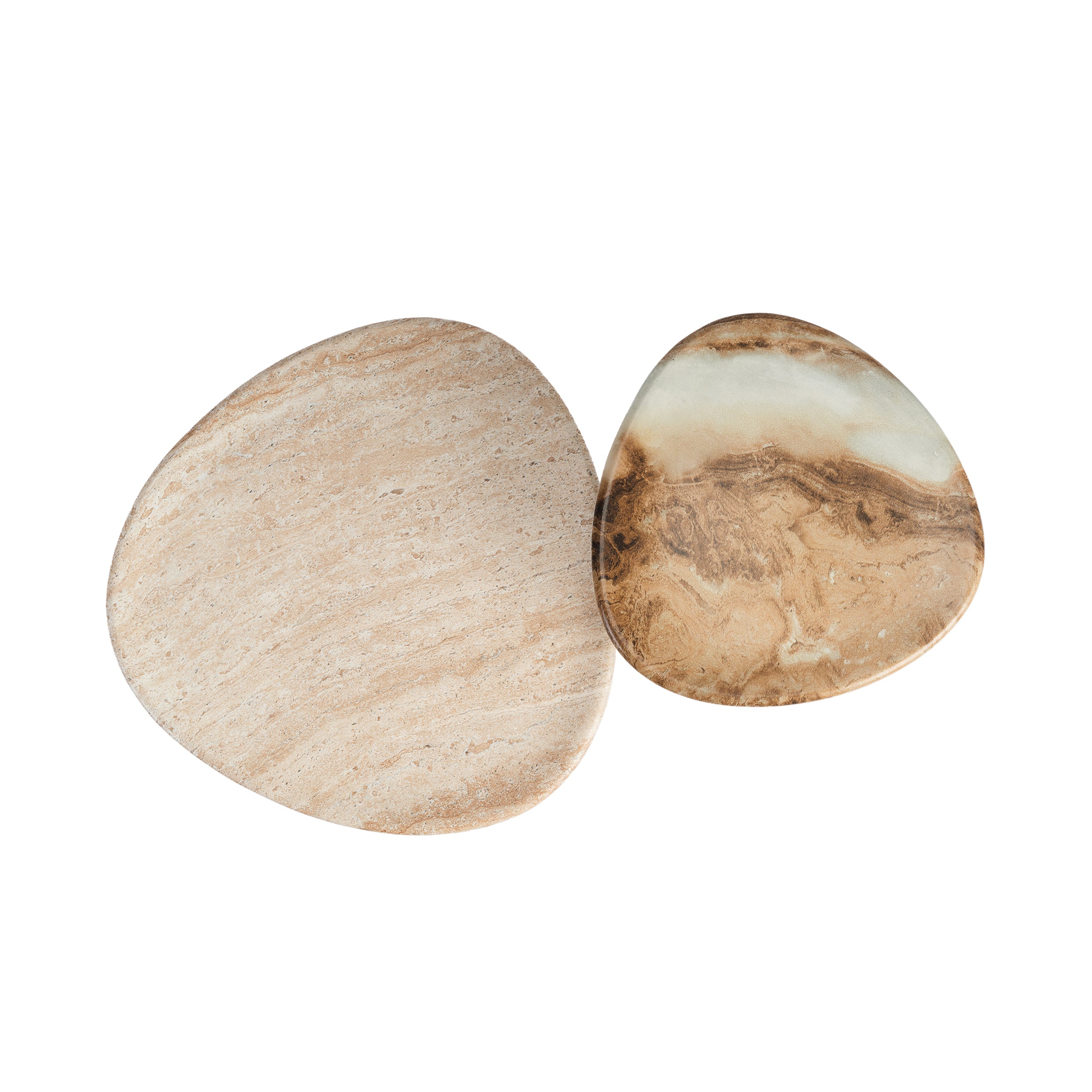 Jasper Marble Nesting Side Tables