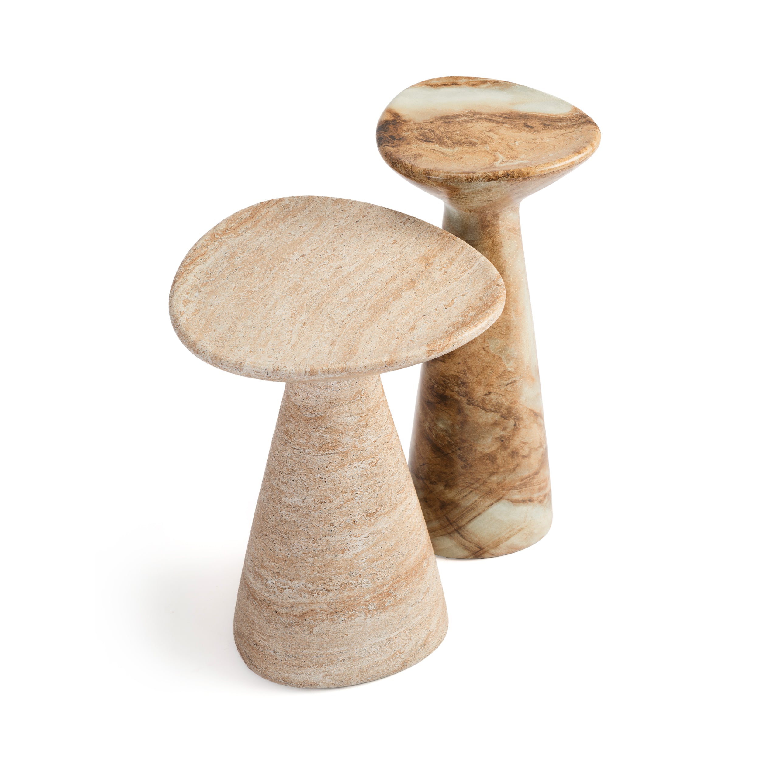 Jasper Marble Nesting Side Tables