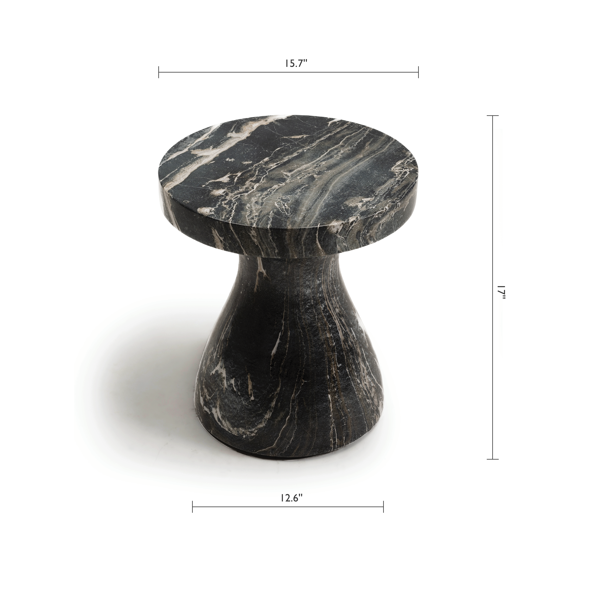 Monia Marble Side Table