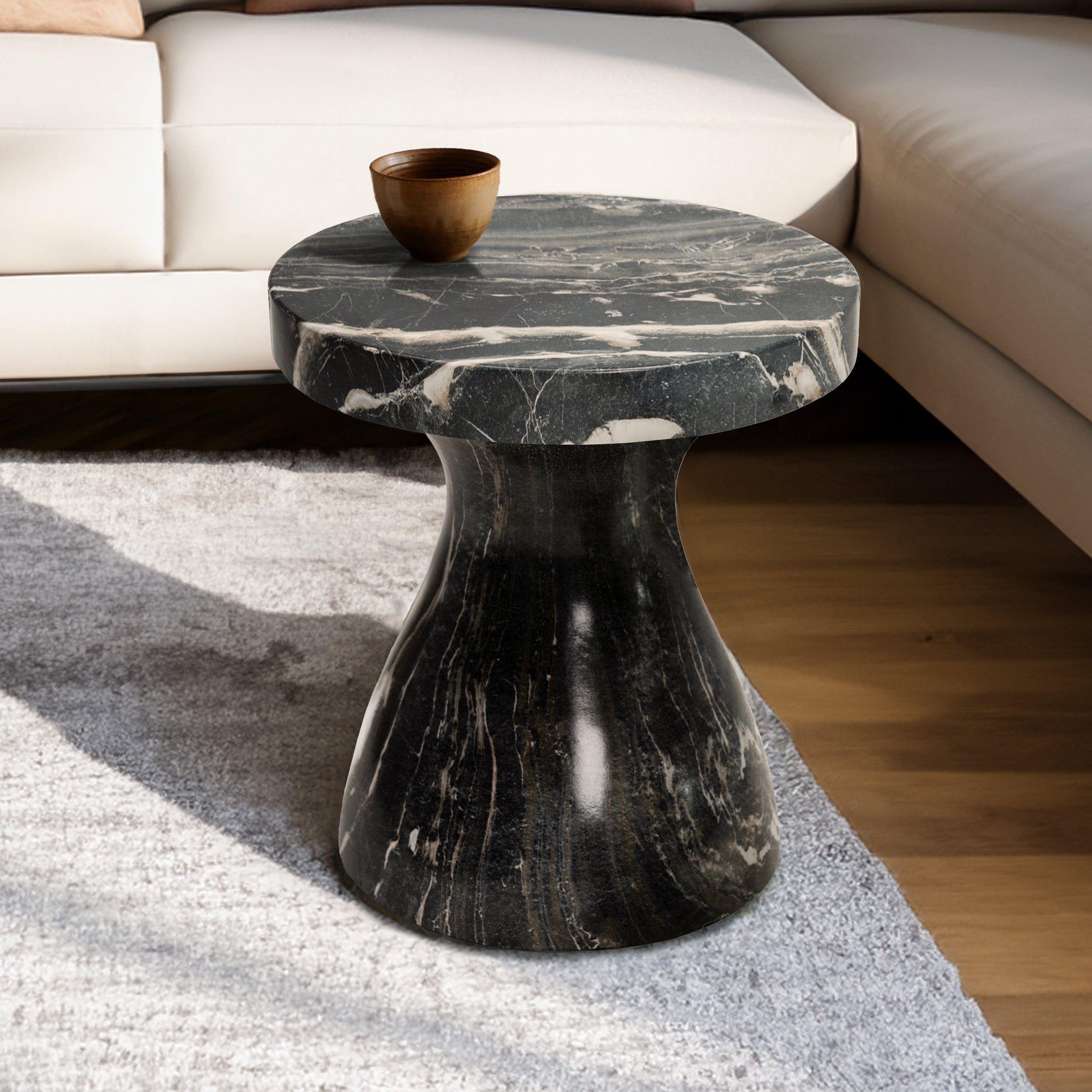 Monia Marble Side Table