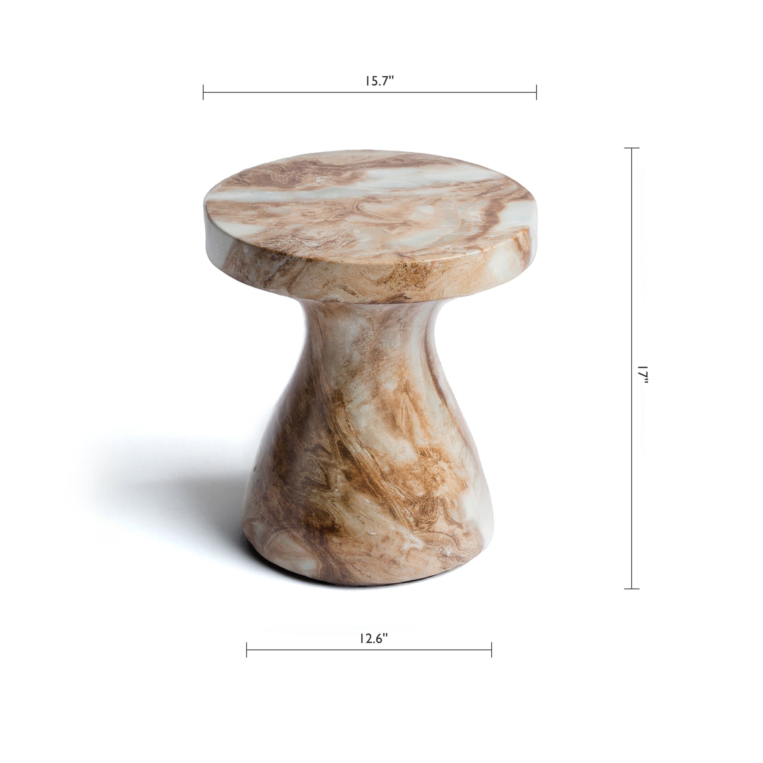 Monia Marble Side Table