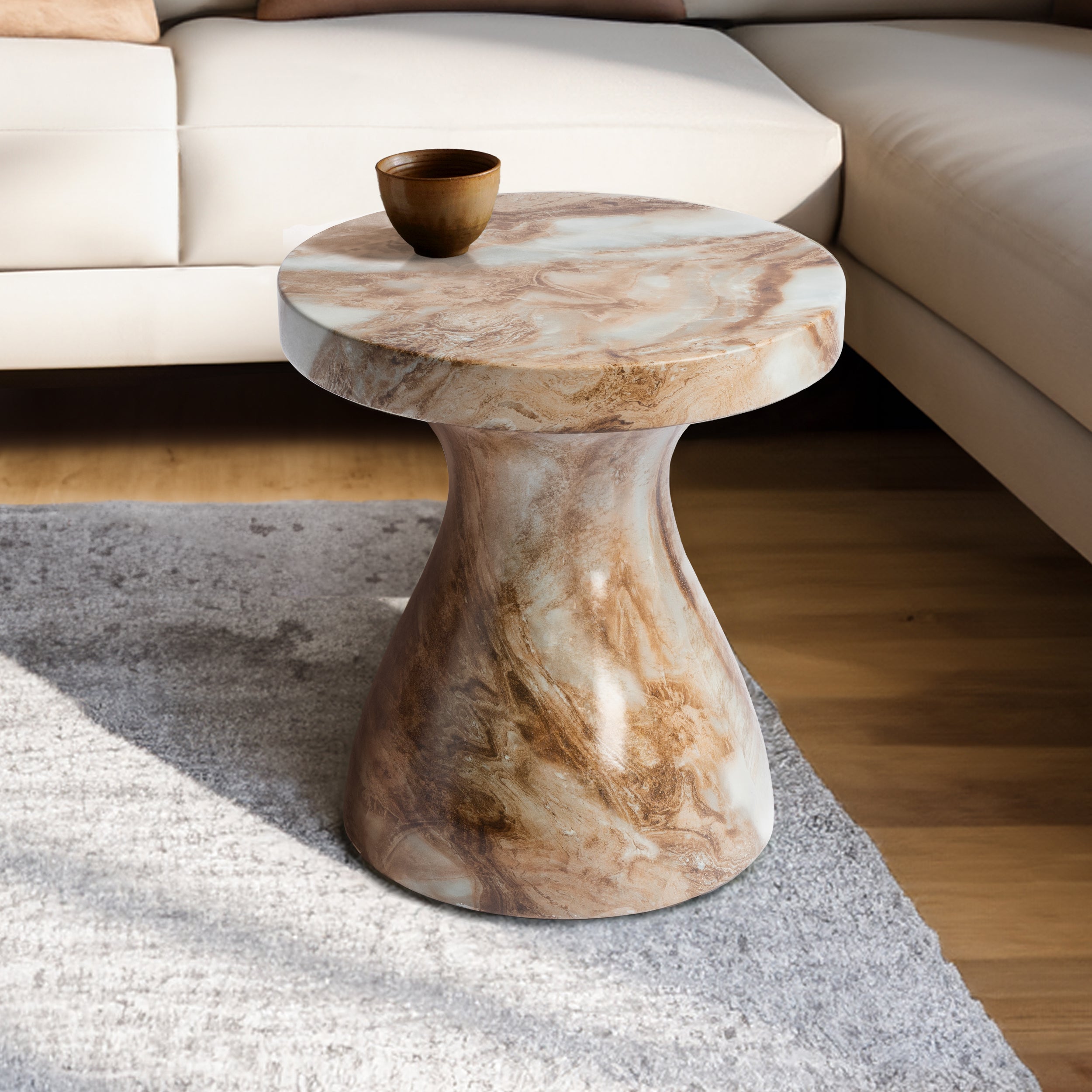 Monia Marble Side Table