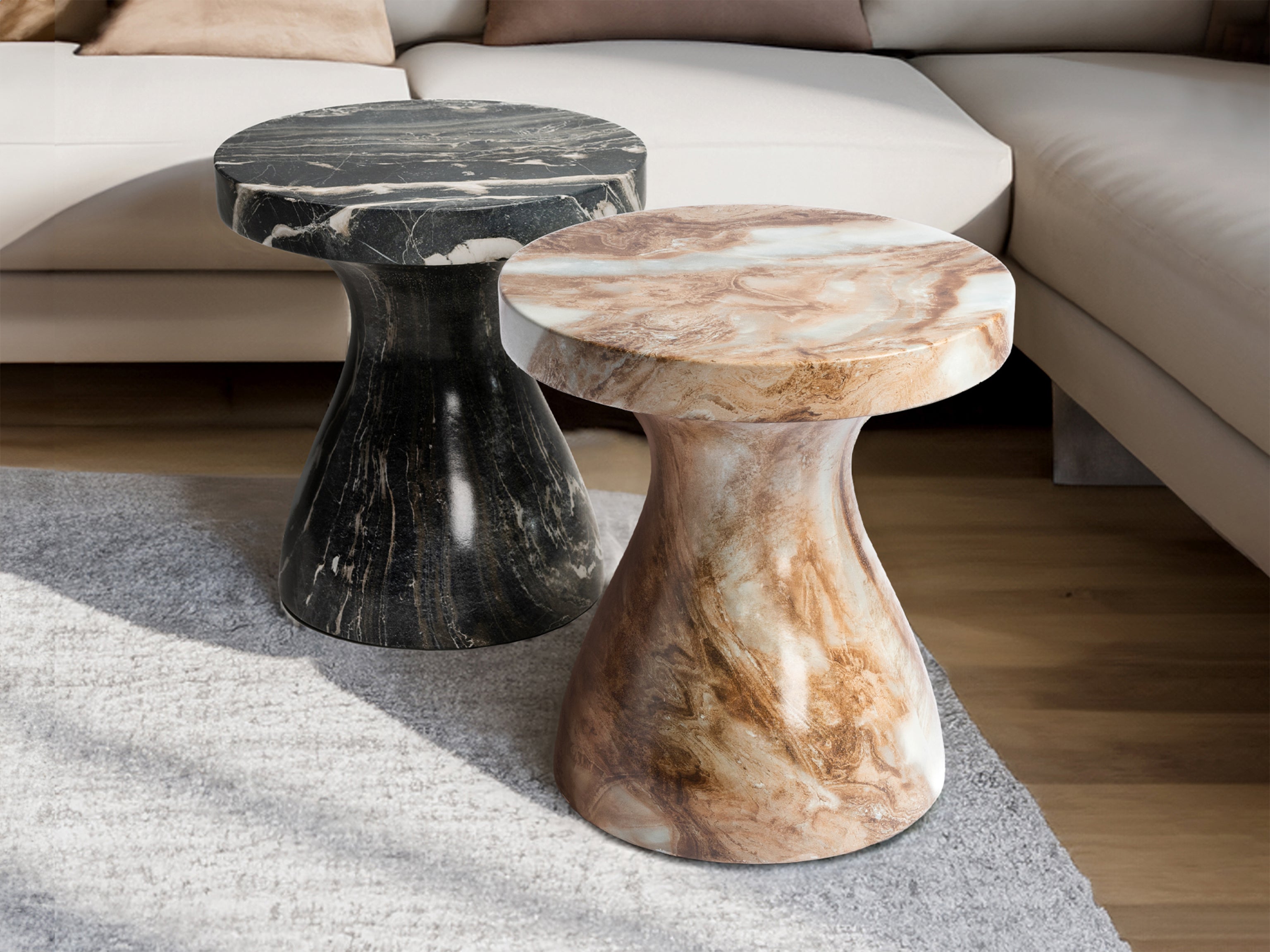 Monia Marble Side Table