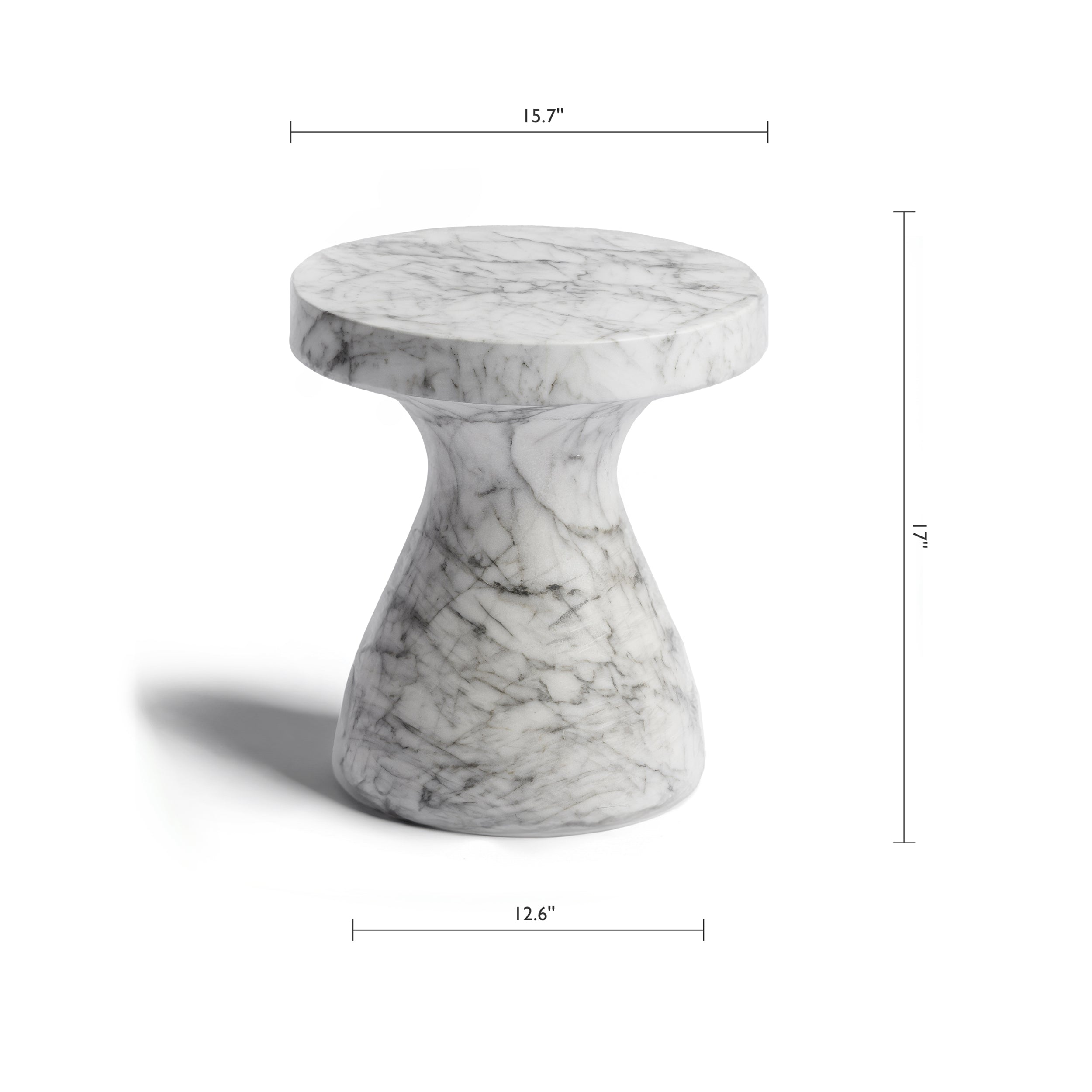 Monia Marble Side Table