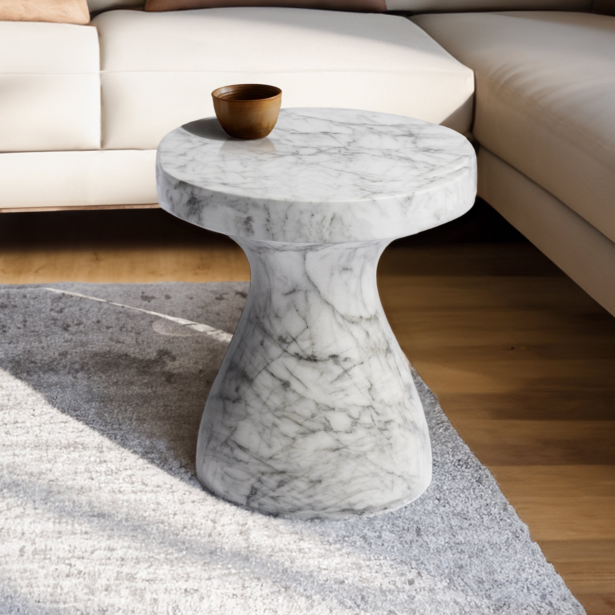 Monia Marble Side Table