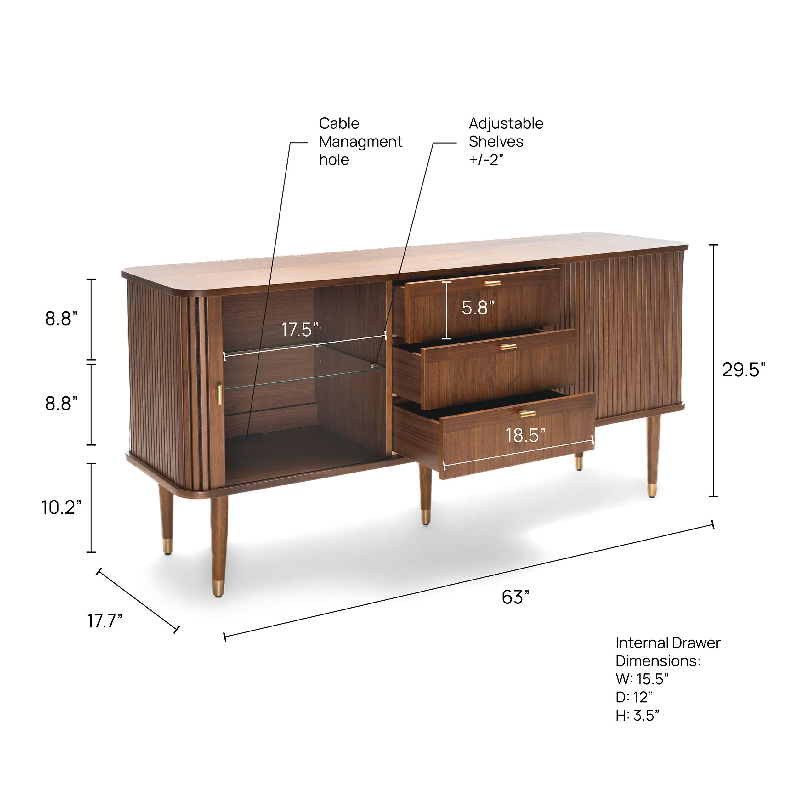 Murray 63" Sideboard