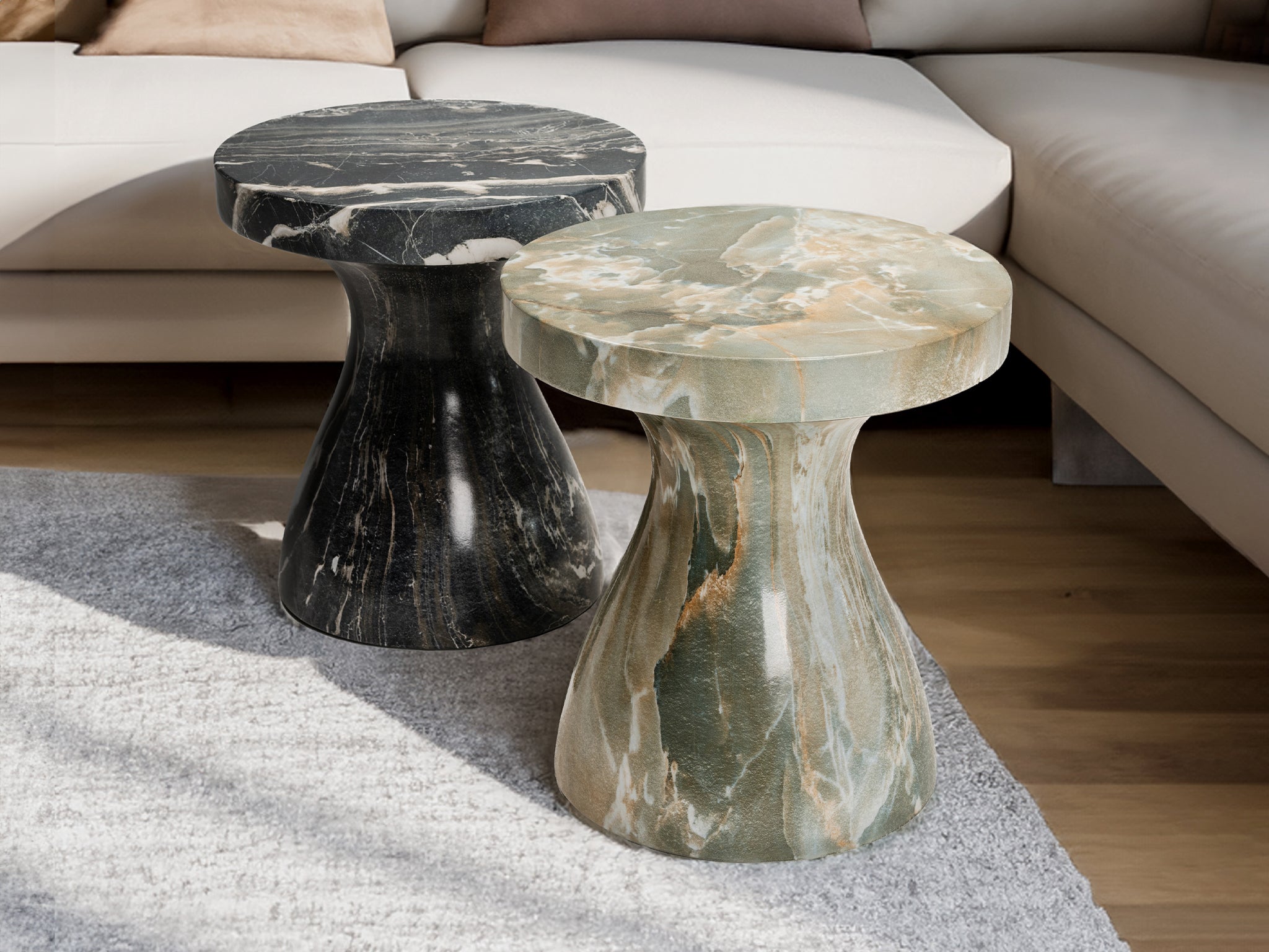 Monia Marble Side Table