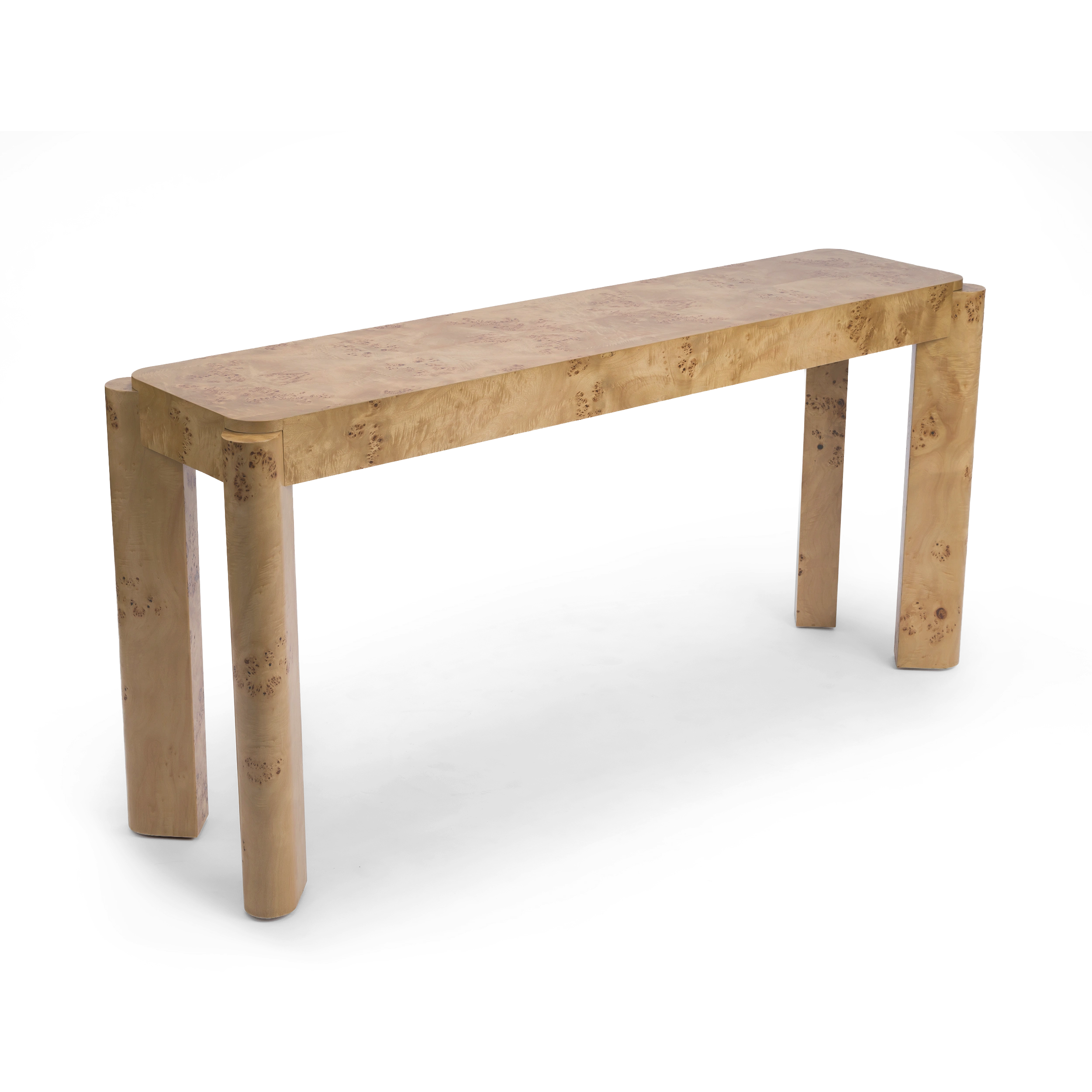 Chorus 63" Console Table #finish_maple-burl