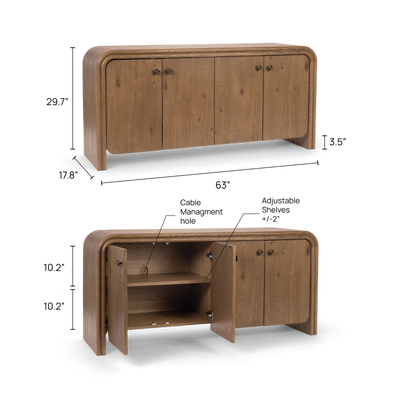 Clara 63" Sideboard 