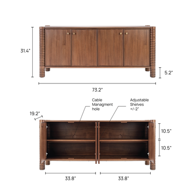 Ellis 73" Sideboard 