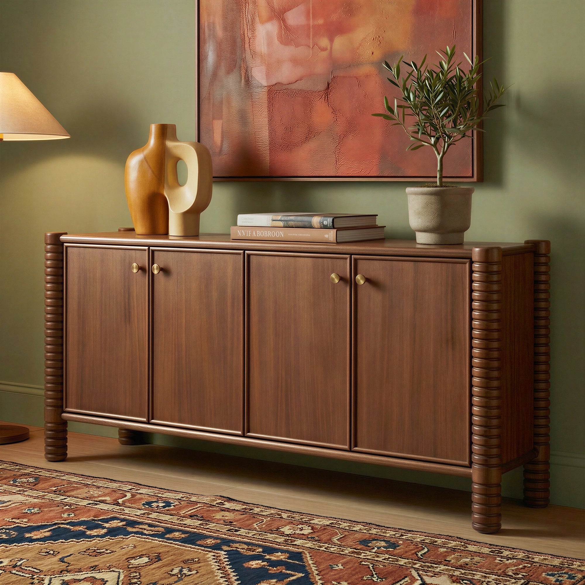Ellis 73" Sideboard #finish_dark-stain
