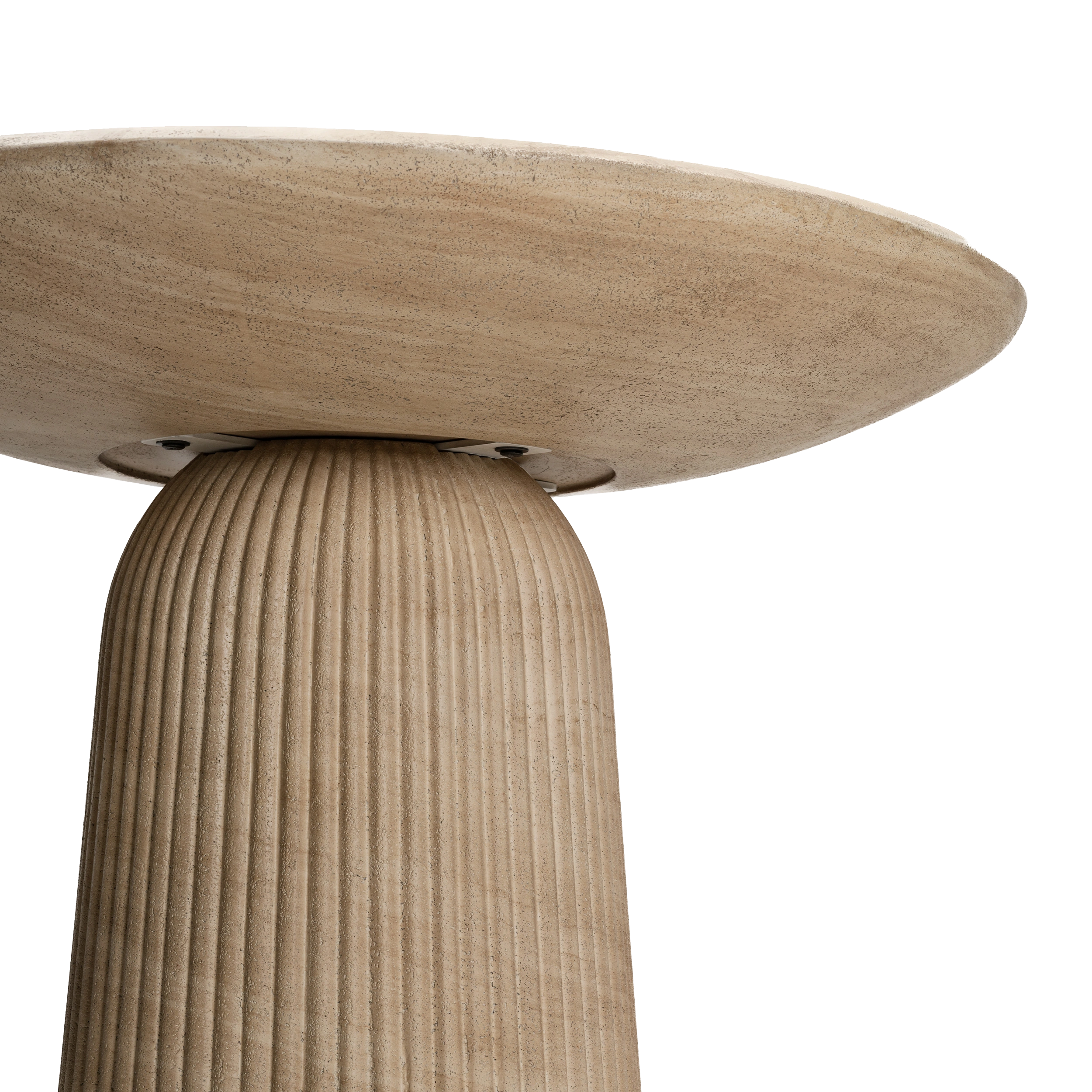 Maddox Bistro Table #finish_faux-travertine