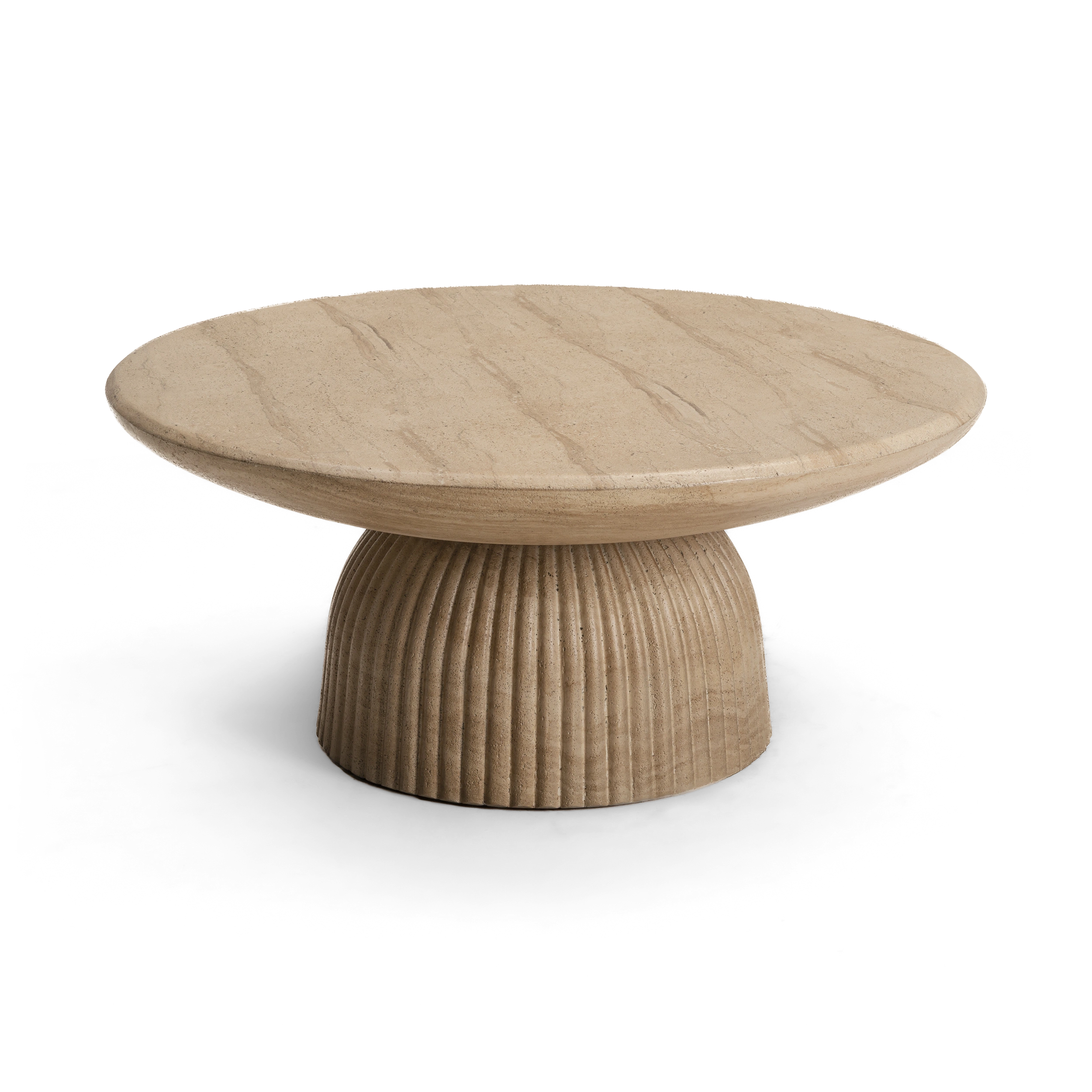 Maddox Coffee Table #finish_faux-travertine