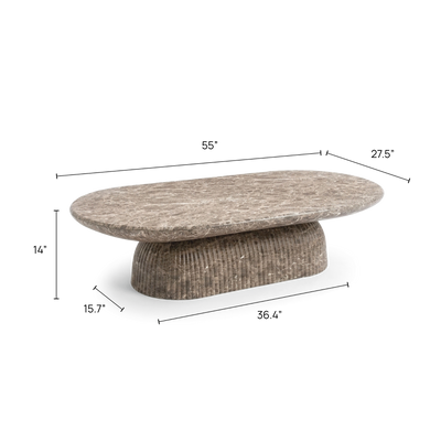 Maddox Pill Coffee Table 