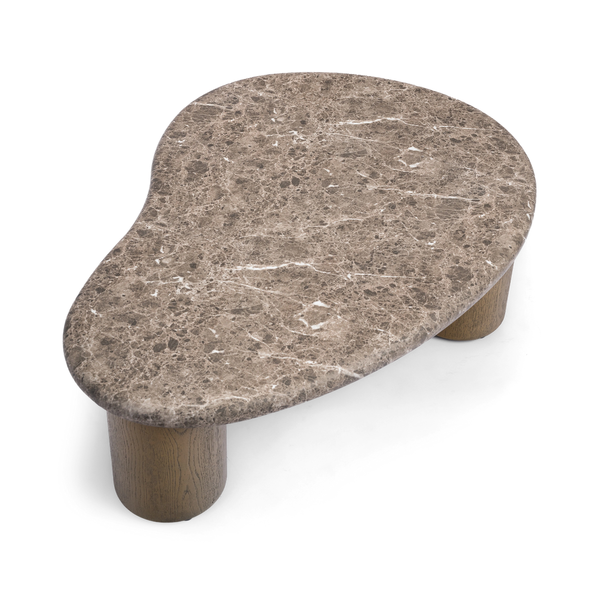 Marbello 43" Faux Emperador Coffee Table 