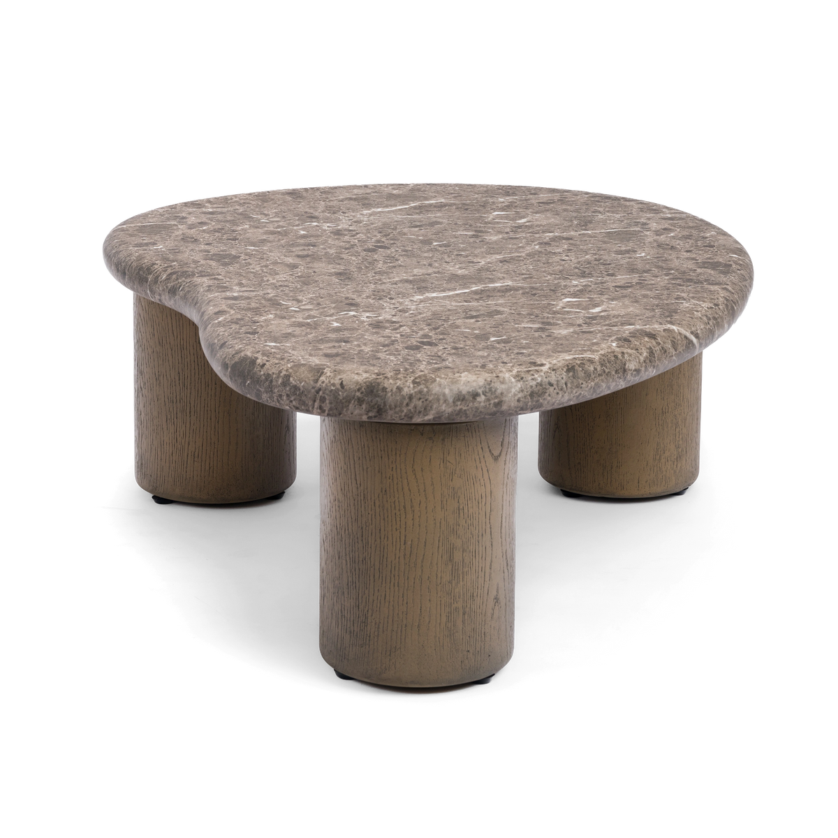 Marbello 43" Faux Emperador Coffee Table 