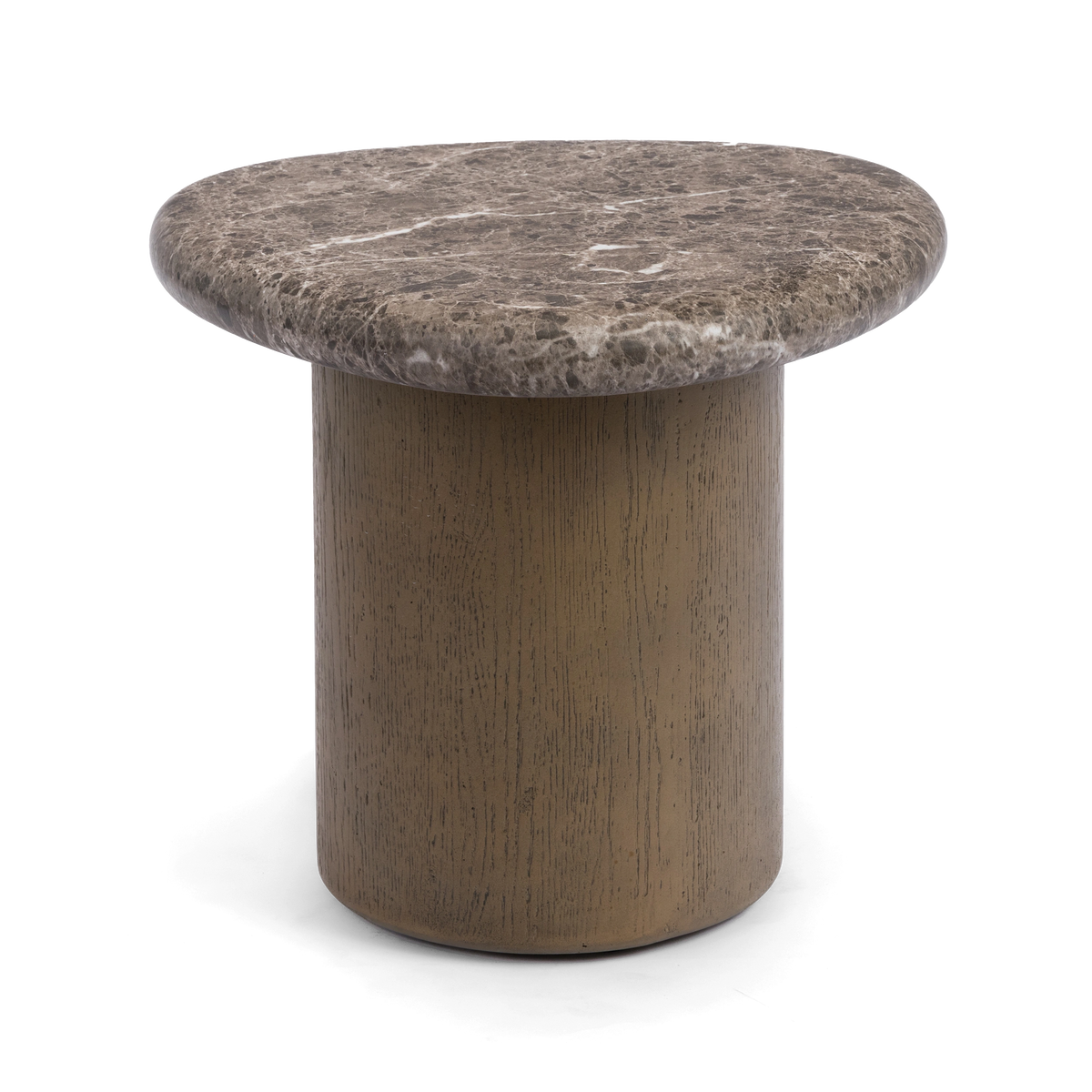 Marbello Faux Emperador Nesting Table 