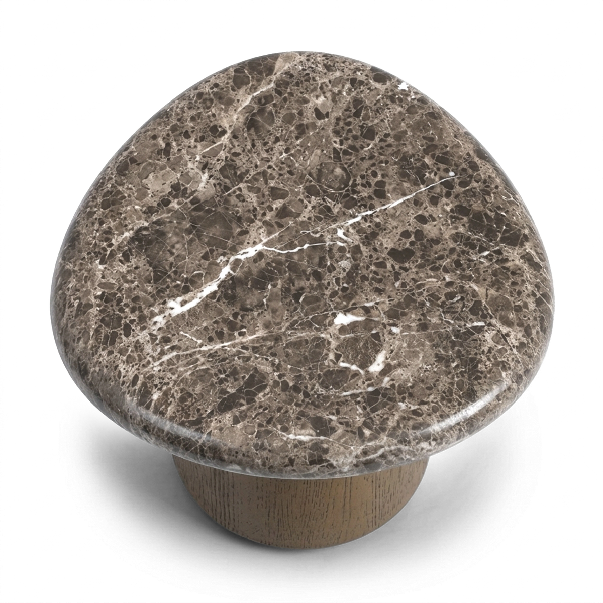 Marbello Faux Emperador Marble Nesting Table 