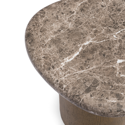 Marbello Faux Emperador Marble Nesting Table 