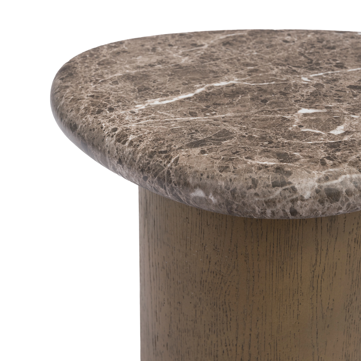 Marbello Faux Emperador Marble Nesting Table 