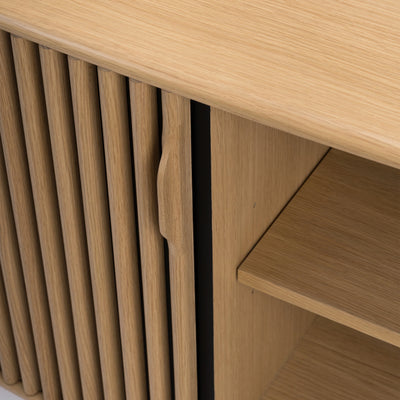Mirren 63" Oak Slatted Sideboard