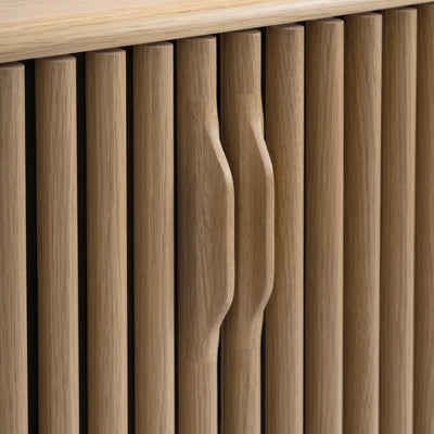 Mirren 63" Oak Slatted Sideboard