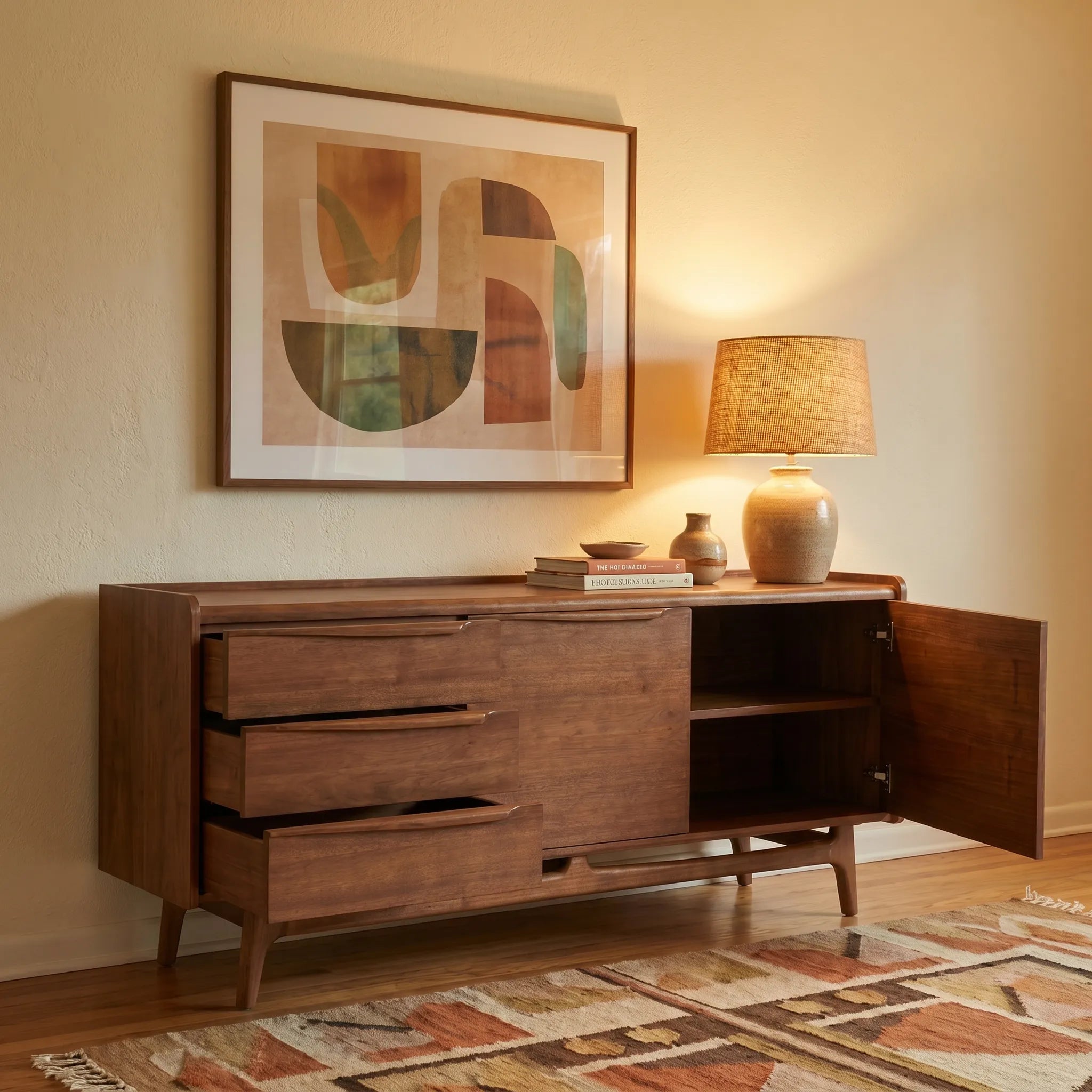 Oskar 71” Acacia Sideboard