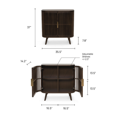 Sierra 38" Bar Cabinet 