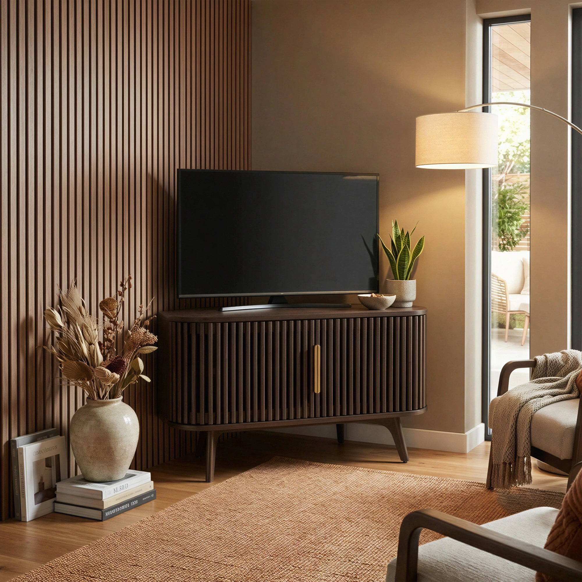 Sierra TV Stand #finish_dark-stain