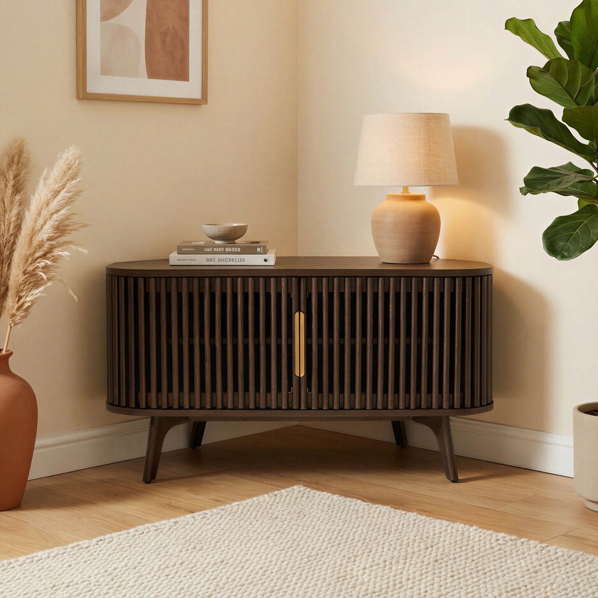 Sierra TV Stand #finish_dark-stain