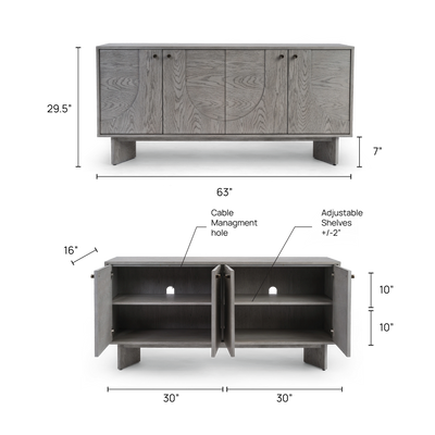 Zahra 63" Sideboard 